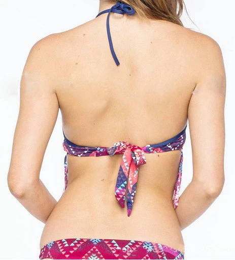 Tribal Print Fringe Halter Tankini Set factory Tribal Print Fringe Halter Tankini Set factory